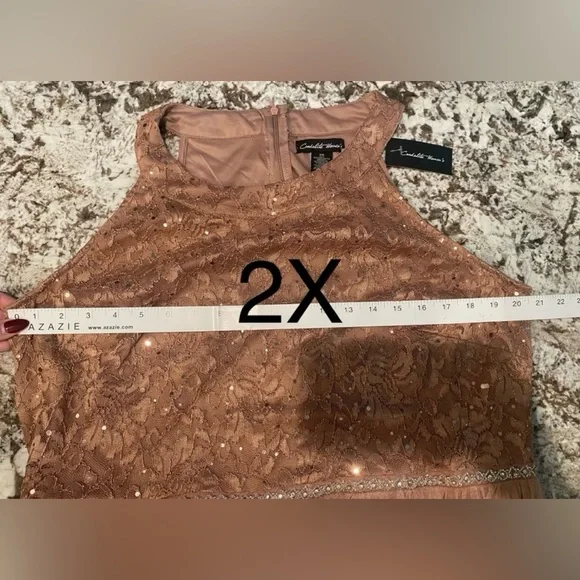 Plus Dress 🩷🤎 - Picture 10 of 11